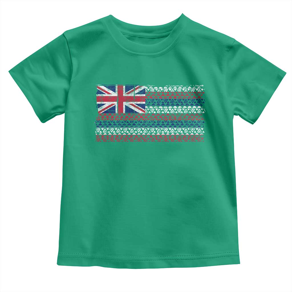 Hawaiian Tribal Flag State of Hawaii Toddler T Shirt