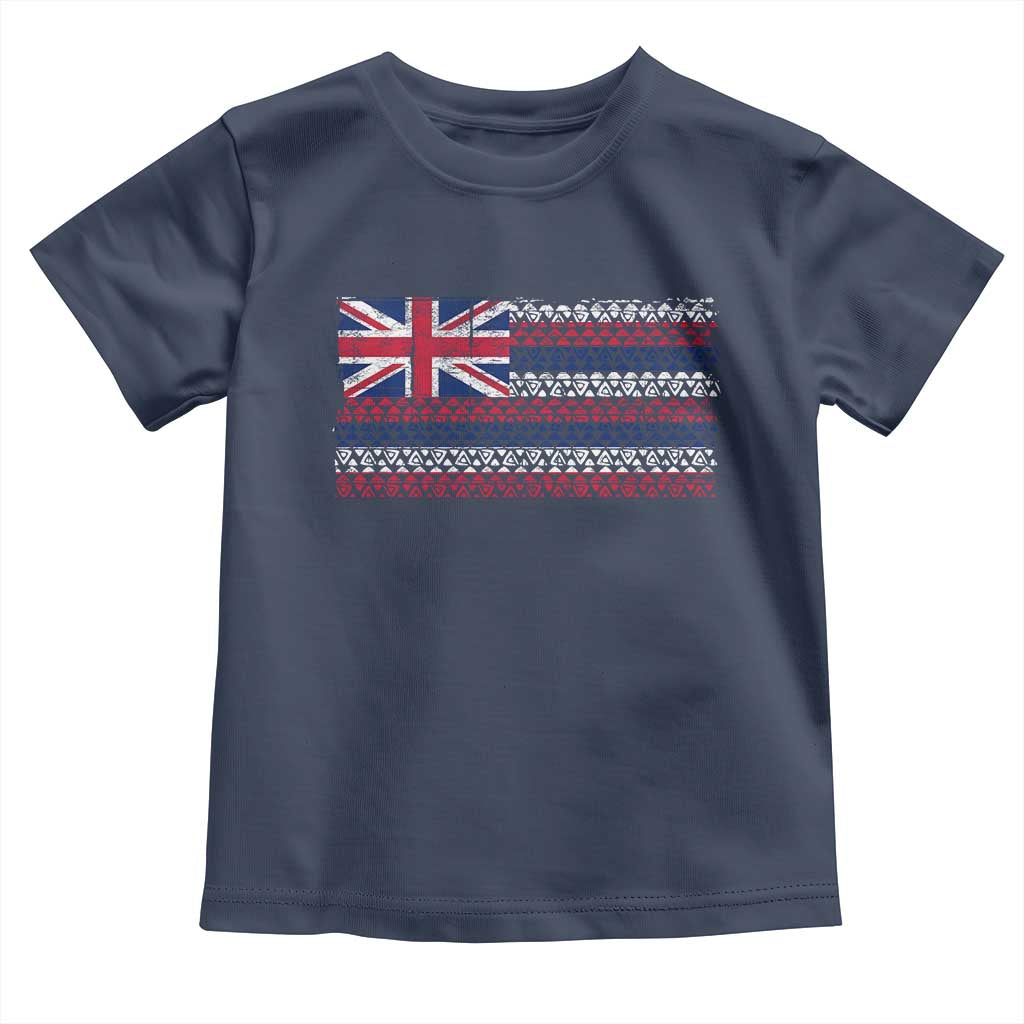 Hawaiian Tribal Flag State of Hawaii Toddler T Shirt