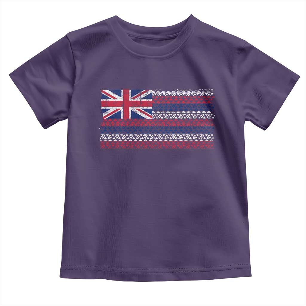 Hawaiian Tribal Flag State of Hawaii Toddler T Shirt