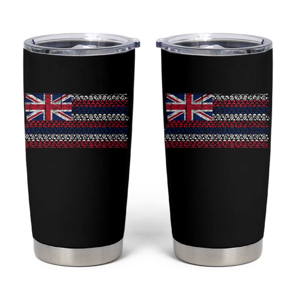 Hawaiian Tribal Flag State of Hawaii Tumbler Cup