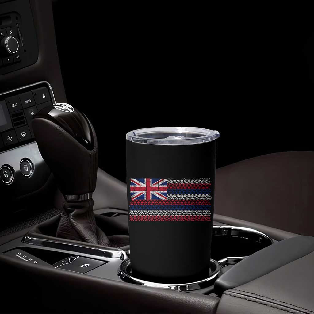 Hawaiian Tribal Flag State of Hawaii Tumbler Cup