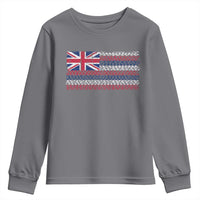 Hawaiian Tribal Flag State of Hawaii Youth Sweatshirt