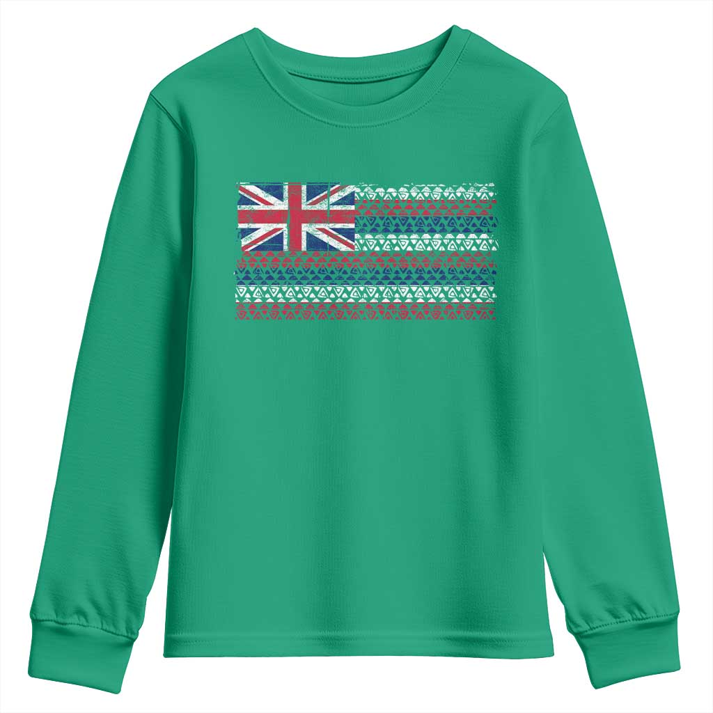 Hawaiian Tribal Flag State of Hawaii Youth Sweatshirt