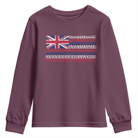 Hawaiian Tribal Flag State of Hawaii Youth Sweatshirt