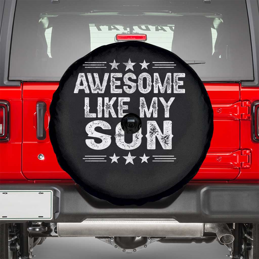 Awesome Like My Son Spare Tire Cover Funny Boy Dad Father's Day Gifts