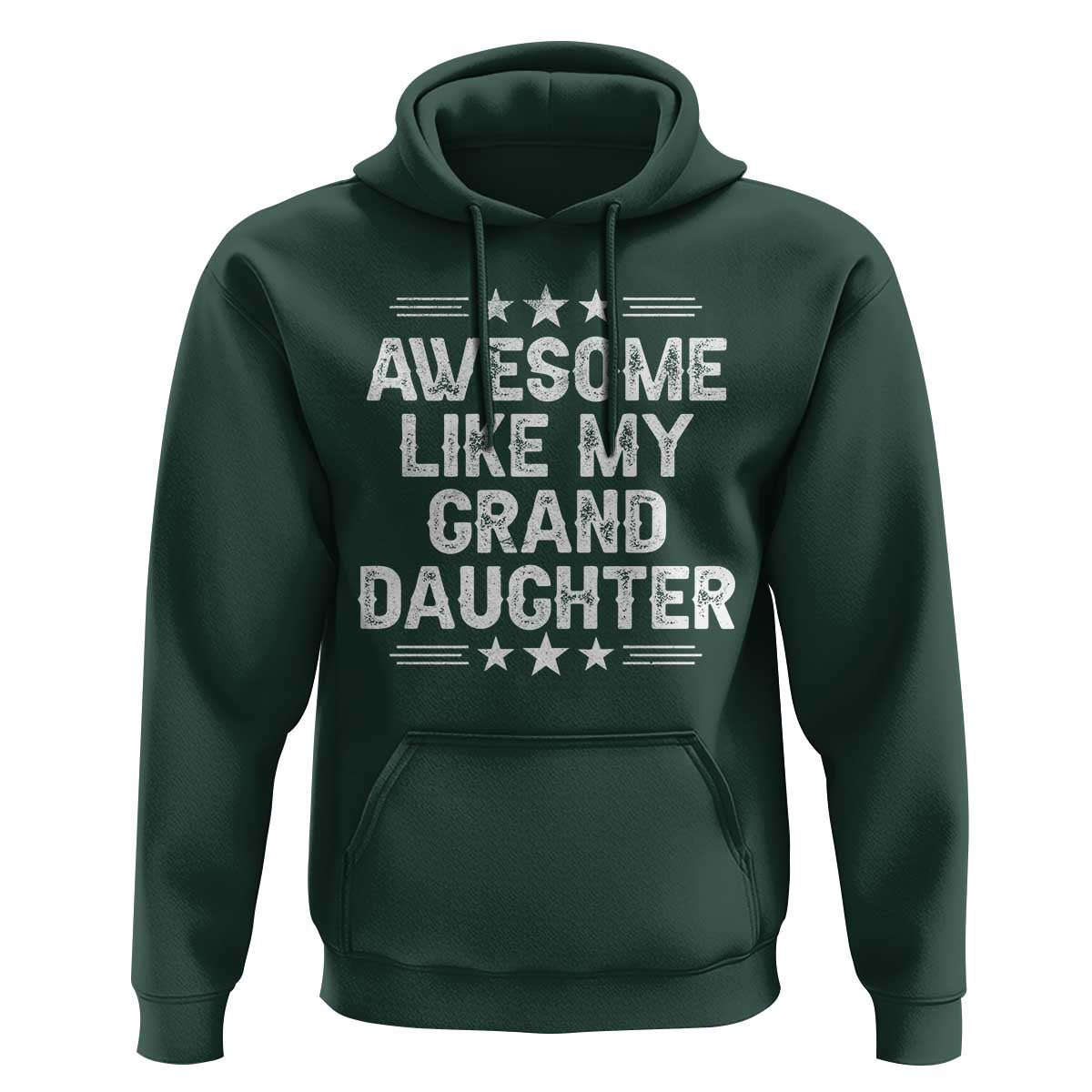 Awesome Like My Granddaughter Hoodie Funny Girl Grandpa Father's Day Gifts
