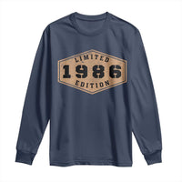 40th Birthday Long Sleeve Shirt 1986 Limited Edition Gifts For Turning 40