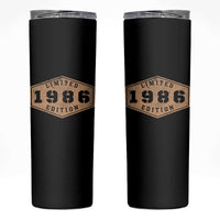 40th Birthday Skinny Tumbler 1986 Limited Edition Gifts For Turning 40