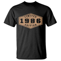 40th Birthday T Shirt 1986 Limited Edition Gifts For Turning 40