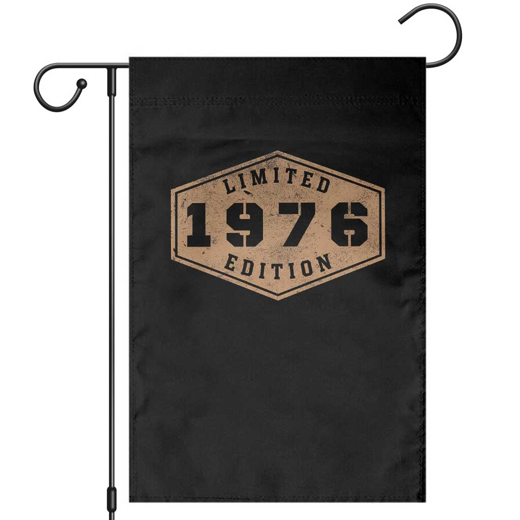 50th Birthday Garden Flag 1976 Limited Edition Gifts For Turning 50