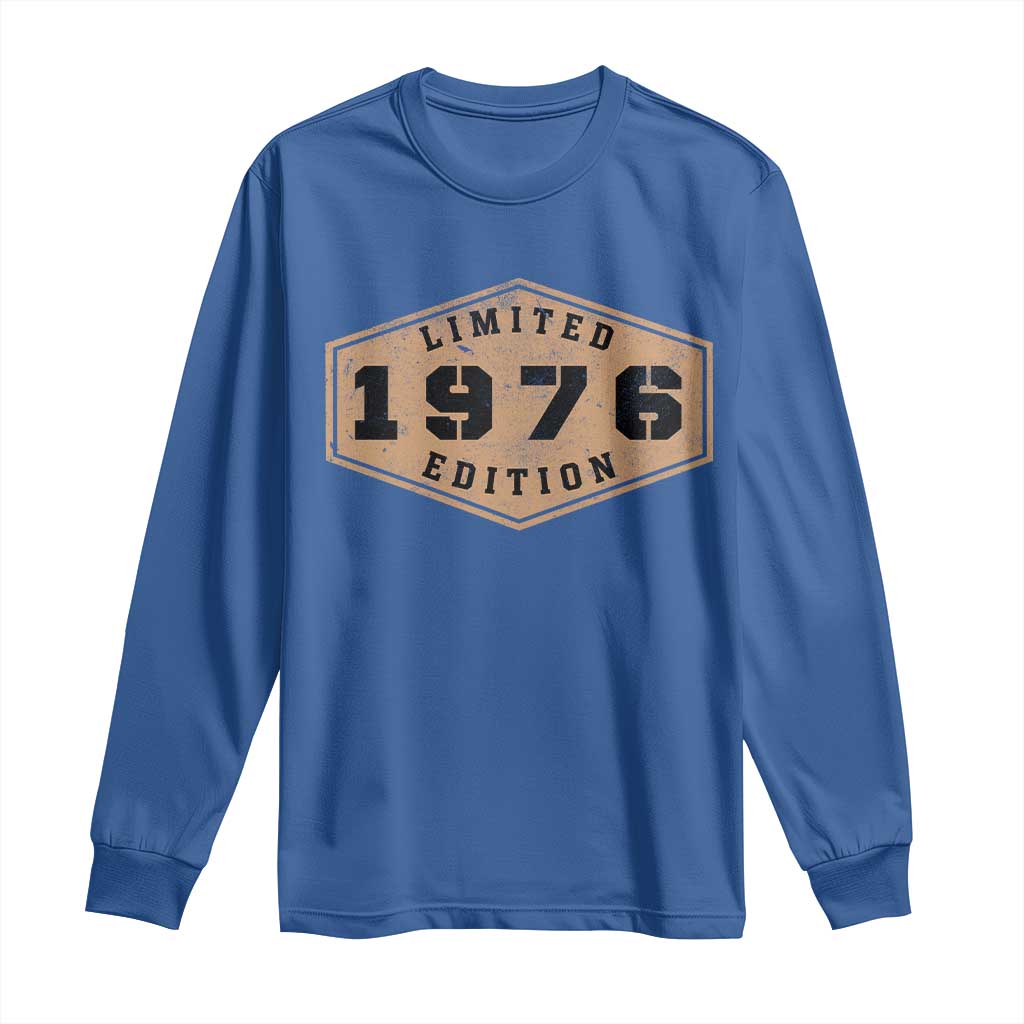 50th Birthday Long Sleeve Shirt 1976 Limited Edition Gifts For Turning 50