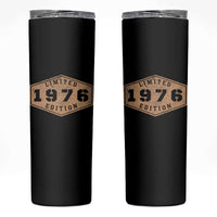 50th Birthday Skinny Tumbler 1976 Limited Edition Gifts For Turning 50