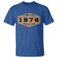 50th Birthday T Shirt 1976 Limited Edition Gifts For Turning 50