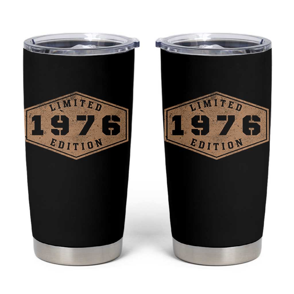 50th Birthday Tumbler Cup 1976 Limited Edition Gifts For Turning 50
