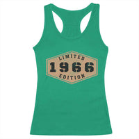 60th Birthday Racerback Tank Top 1966 Limited Edition Gifts For Turning 60