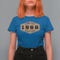 60th Birthday T Shirt For Women 1966 Limited Edition Gifts For Turning 60