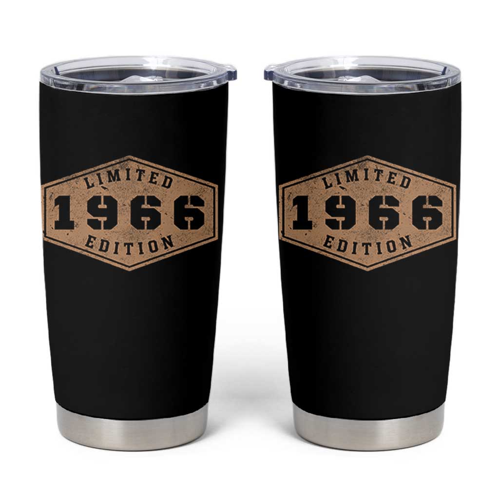 60th Birthday Tumbler Cup 1966 Limited Edition Gifts For Turning 60