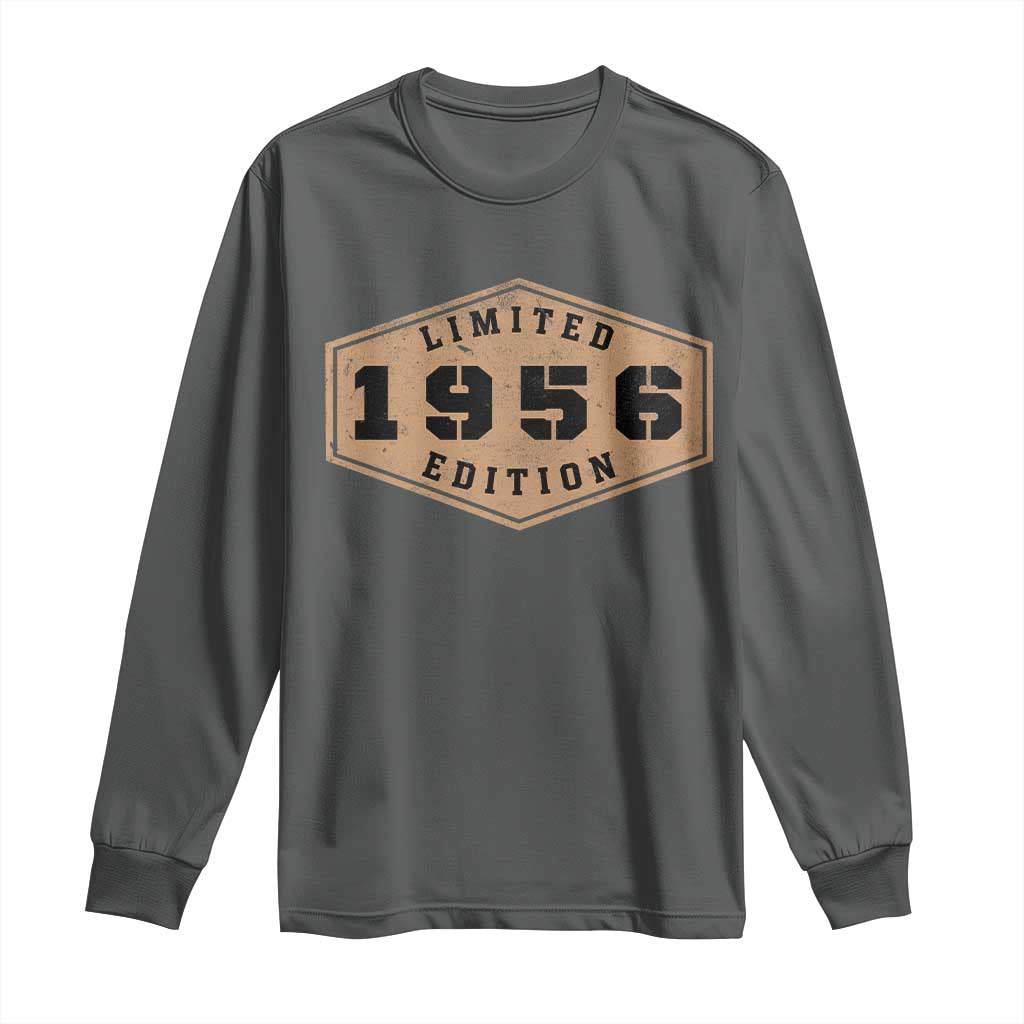 70th Birthday Long Sleeve Shirt 1956 Limited Edition Gifts For Turning 70