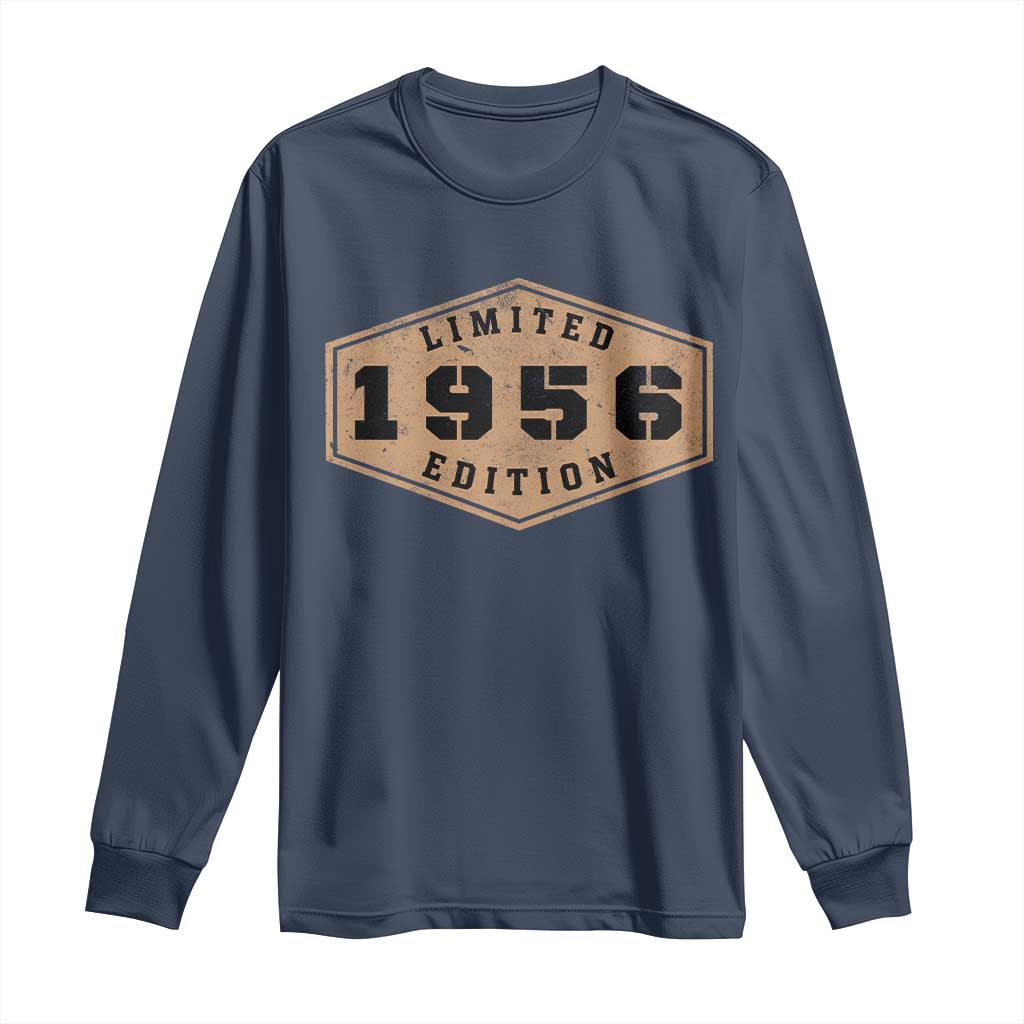 70th Birthday Long Sleeve Shirt 1956 Limited Edition Gifts For Turning 70