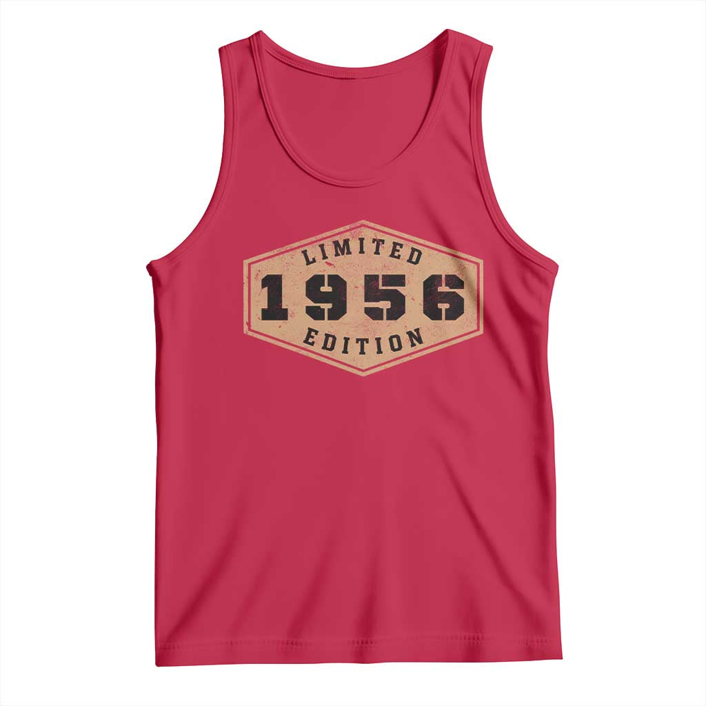 70th Birthday Tank Top 1956 Limited Edition Gifts For Turning 70