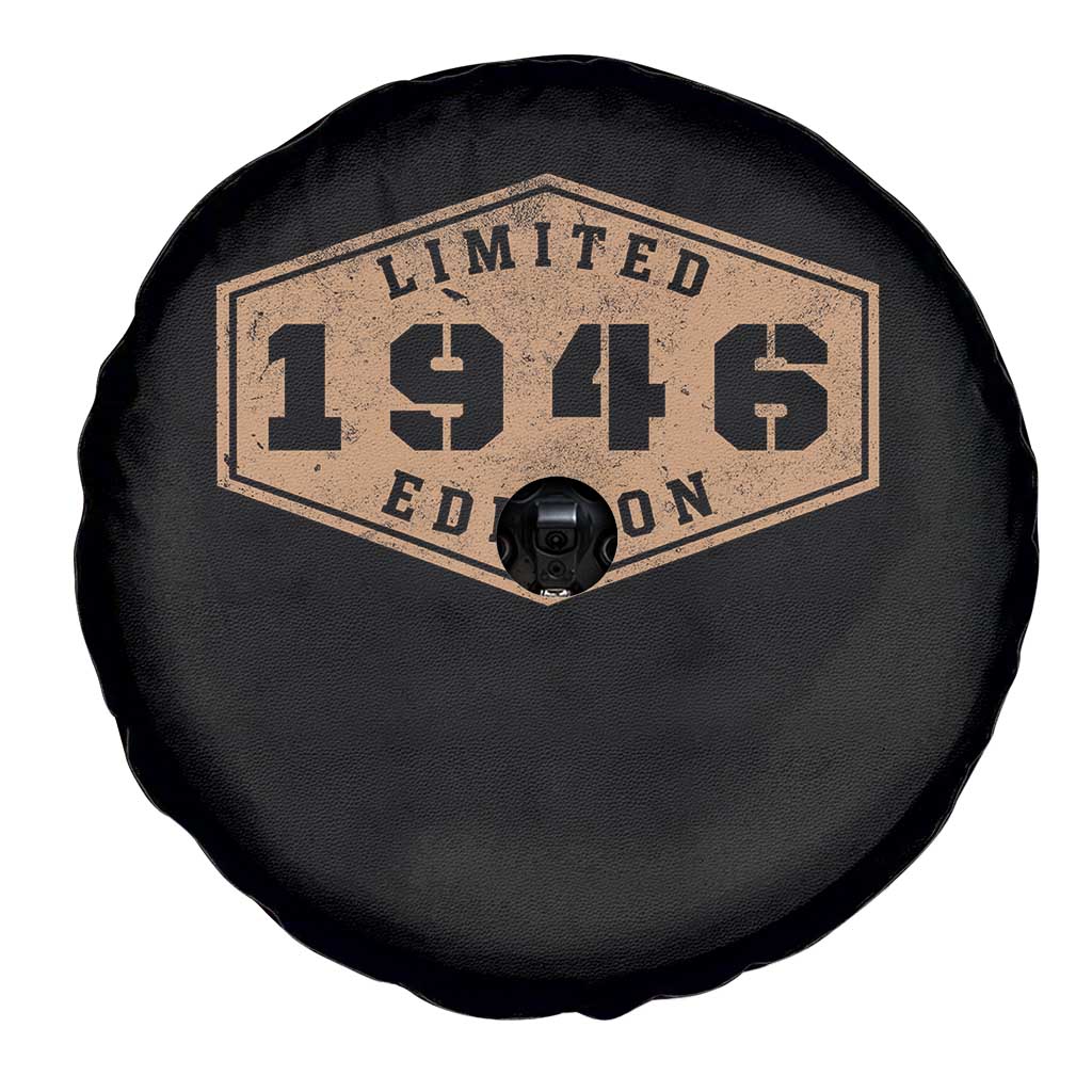 80th Birthday Spare Tire Cover 1946 Limited Edition Gifts For Turning 80