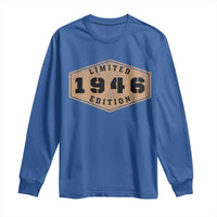 80th Birthday Long Sleeve Shirt 1946 Limited Edition Gifts For Turning 80