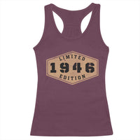 80th Birthday Racerback Tank Top 1946 Limited Edition Gifts For Turning 80