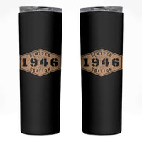 80th Birthday Skinny Tumbler 1946 Limited Edition Gifts For Turning 80