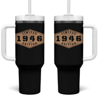 80th Birthday Tumbler With Handle 1946 Limited Edition Gifts For Turning 80