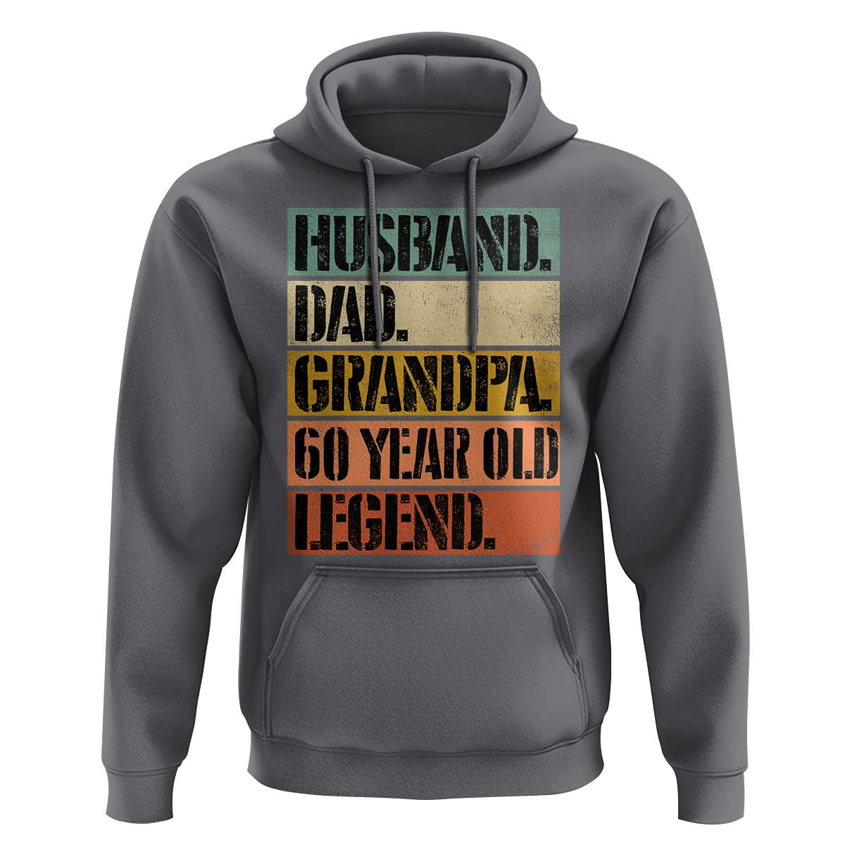 Husband Dad Grandpa 60 Year Old Legend Hoodie Funny 60th Birthday Fathers Day