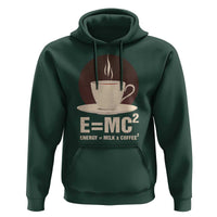 Funny Science Hoodie E=MC2 Energy Milk Coffee Formula - Wonder Print Shop