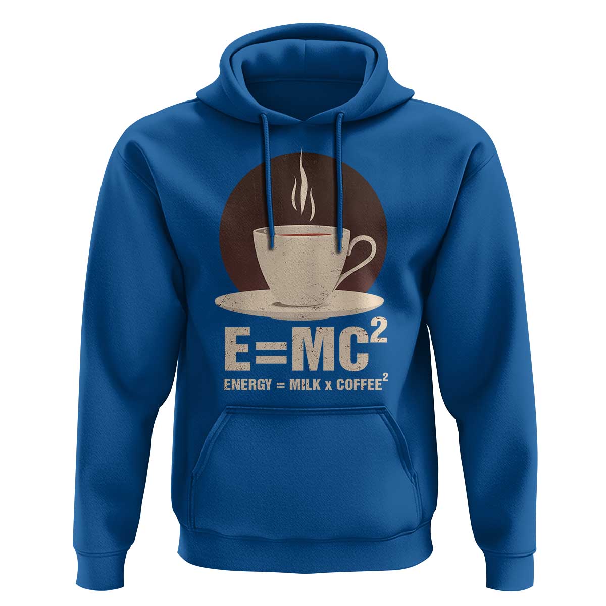 Funny Science Hoodie E=MC2 Energy Milk Coffee Formula - Wonder Print Shop