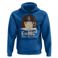 Funny Science Hoodie E=MC2 Energy Milk Coffee Formula - Wonder Print Shop