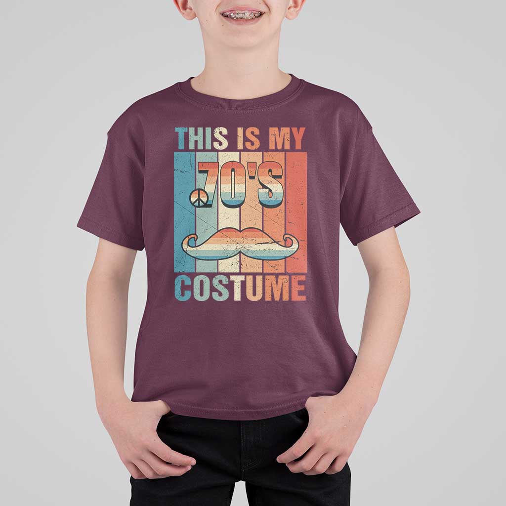 70s Styles T Shirt For Kid This Is My 70's Costume 1970s Outfit Retro Vintage Disco - Wonder Print Shop