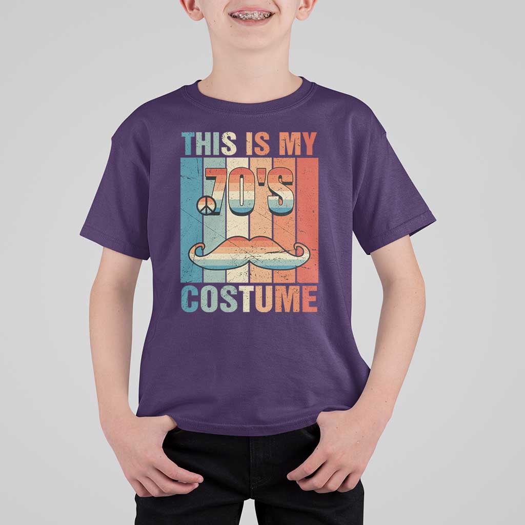 70s Styles T Shirt For Kid This Is My 70's Costume 1970s Outfit Retro Vintage Disco - Wonder Print Shop