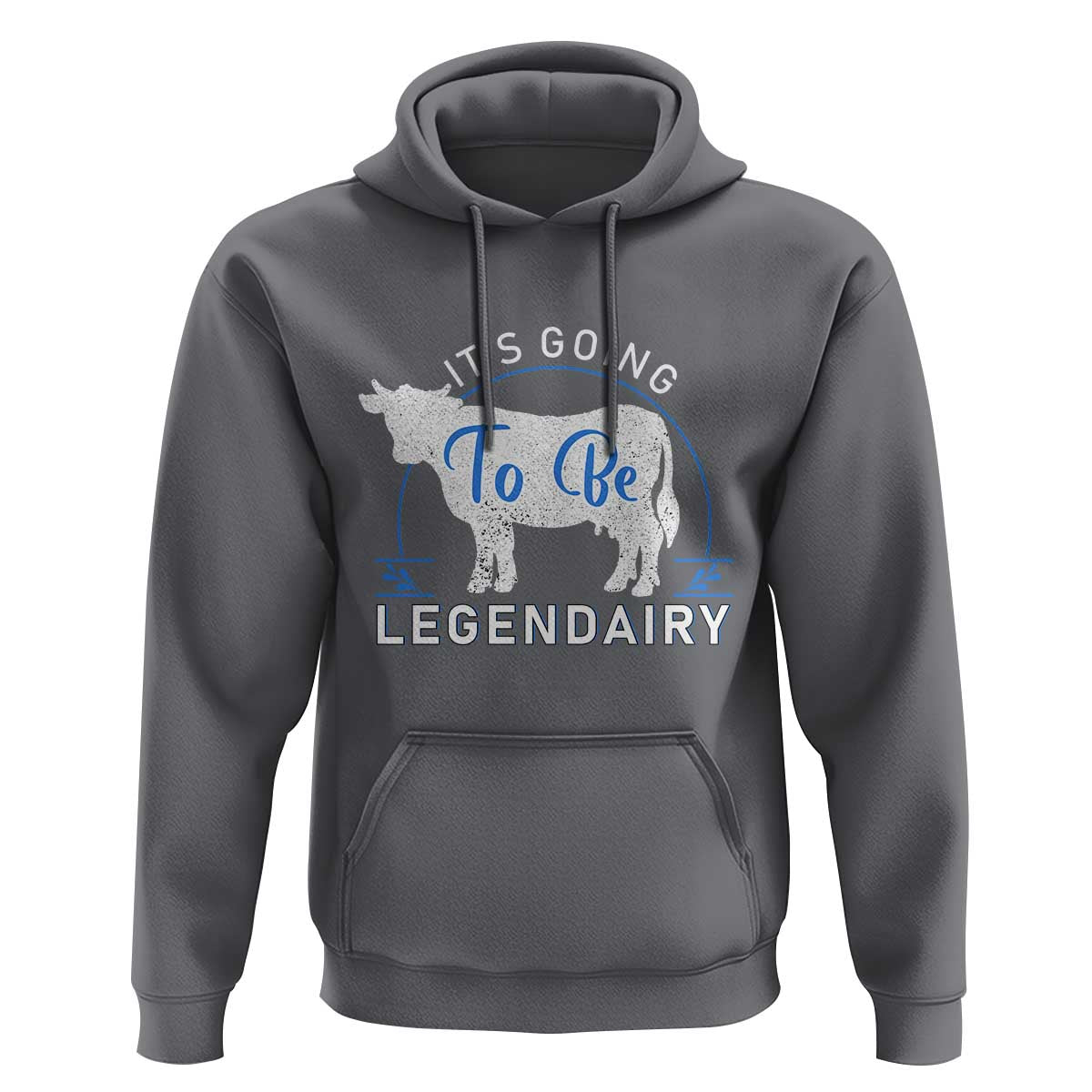 Funny Dairy Milk Hoodie It's Going To Be Legendairy Cow Joke Legendary - Wonder Print Shop