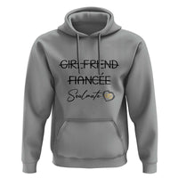 Funny Bride Hoodie Girlfriend Fiance Soulmate Engagement Honeymoon Vacation Diamond Ring - Wonder Print Shop