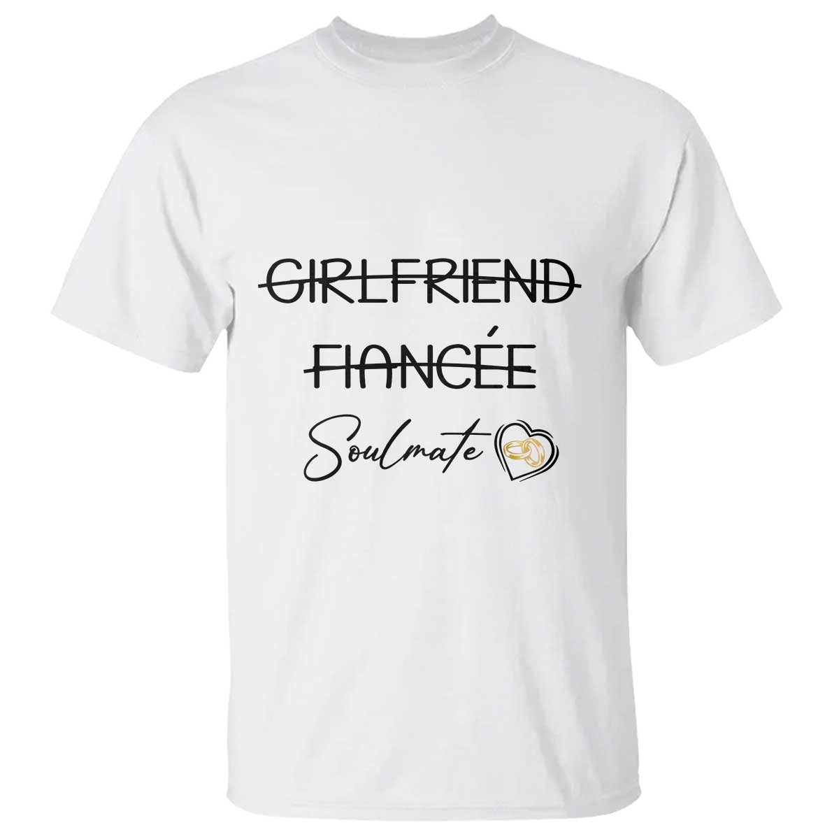 Funny Bride T Shirt Girlfriend Fiance Soulmate Engagement Honeymoon Vacation Diamond Ring - Wonder Print Shop