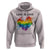 LGBTQ Hoodie Love Is Love Gay Pride LGBT Ally Vintage Rainbow Heart - Wonder Print Shop