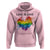 LGBTQ Hoodie Love Is Love Gay Pride LGBT Ally Vintage Rainbow Heart - Wonder Print Shop