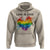 LGBTQ Hoodie Love Is Love Gay Pride LGBT Ally Vintage Rainbow Heart - Wonder Print Shop