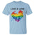 LGBTQ T Shirt Love Is Love Gay Pride LGBT Ally Vintage Rainbow Heart - Wonder Print Shop