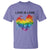 LGBTQ T Shirt Love Is Love Gay Pride LGBT Ally Vintage Rainbow Heart - Wonder Print Shop
