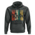 Funny Caribbean Vintage Palm Tree Sunset Summer Beach Vacation Hoodie