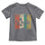 Funny Caribbean Vintage Palm Tree Sunset Summer Beach Vacation Toddler T Shirt
