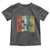 Funny Caribbean Vintage Palm Tree Sunset Summer Beach Vacation Toddler T Shirt