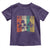 Funny Caribbean Vintage Palm Tree Sunset Summer Beach Vacation Toddler T Shirt