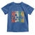 Funny Caribbean Vintage Palm Tree Sunset Summer Beach Vacation Toddler T Shirt