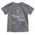 Caribbean Islands Toddler T Shirt Caribbean Sea Tour Map Flag - Wonder Print Shop