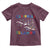 Caribbean Islands Toddler T Shirt Caribbean Sea Tour Map Flag - Wonder Print Shop